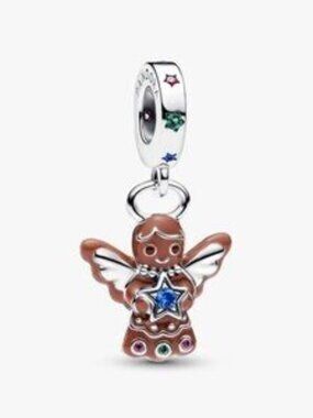 Authentic Pandora Gingerbread Angel Dangle Charm